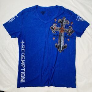 Raw State XXL Blue T Shirt Redemption